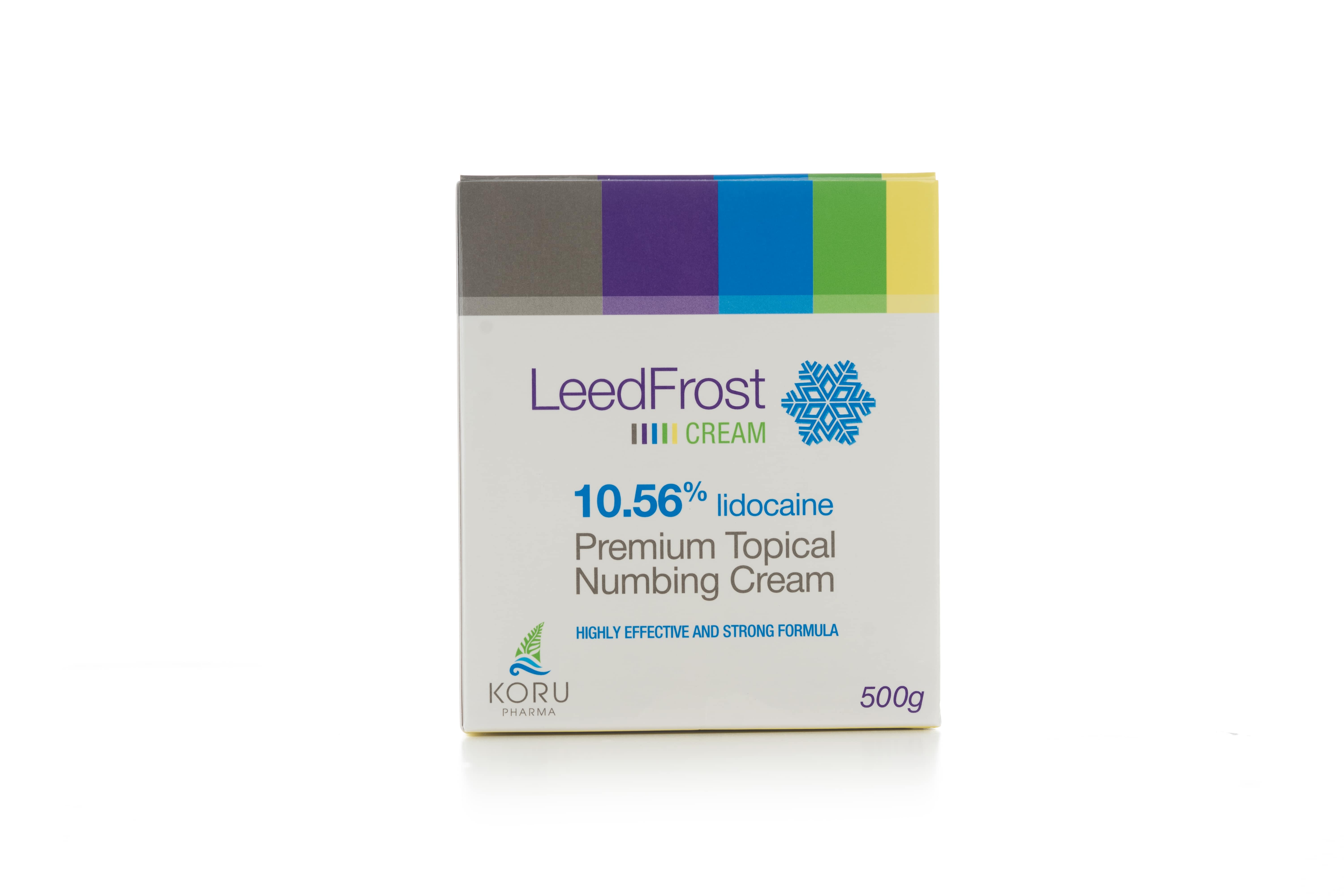 LeedFrost Cream 500 g - Premium topical numbing cream