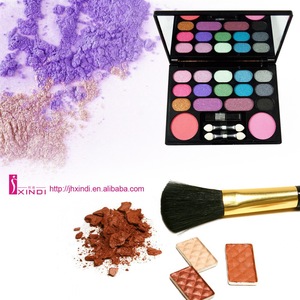Makeup Set 14 Color Eye Shadow 2 Color Brow Powder Blush Lip Balm Combo Make Up Kit with Mirror Brush