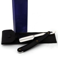 Mens Black Shaver/Barber Style Cut Throat Razor