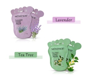 MONDSUB Private Label Socks Exfoliating Foot Mask Lavender Exfoliating Foot Peel Mask