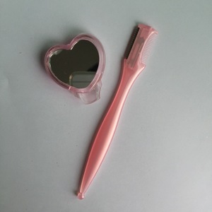 Multifunctional eyebrow razor with eyebrow comb&small mirror