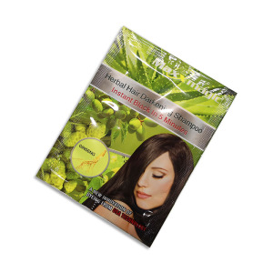 Natural sunburst hair nourishing liquid ginseng extracts hair dye shampoo