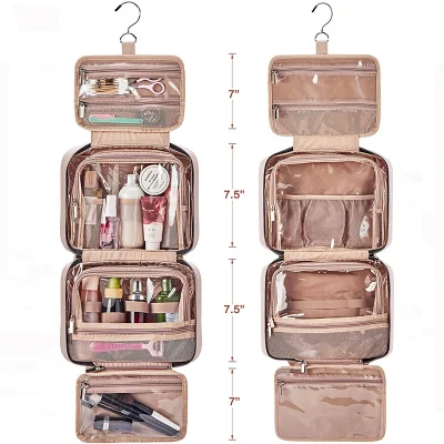 New Arrival Zipper Makeup Organizer Pouch Waterproof Women Travel Cosmetic Bag