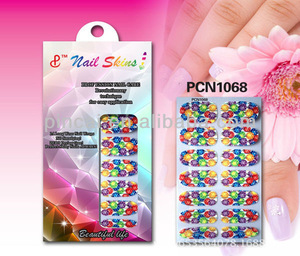 New design gel nail art stickers from Guangzhou 3d nail art supplies in 3d nail art