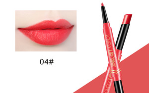 New design professional make up cosmetics custom organic double end matte fashion color lipstick lip liner pencil