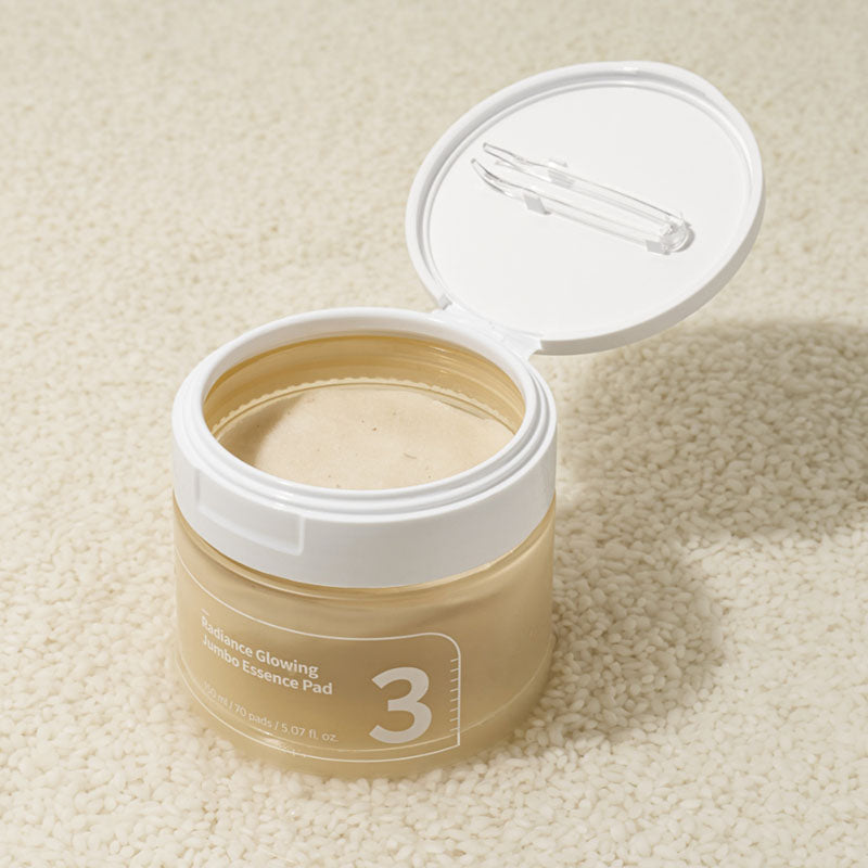 (Numbuzin) No.3 Radiance Glowing Jumbo Essence Pad 70pads 150ml