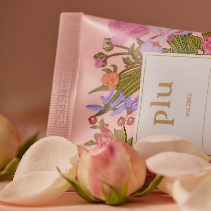 (PLU) Body Scrub Pink Floral Set 200g+200g