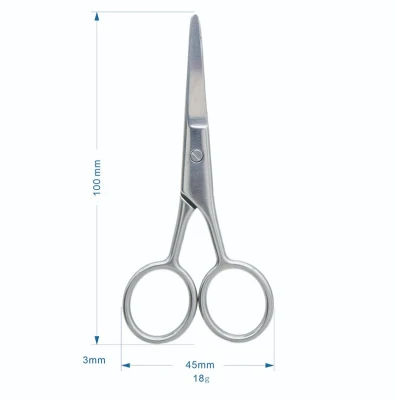 Portable Beard Scissors Facial Hair Trimming Barber Shop Beauty Tool Scissors