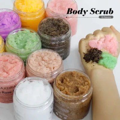 Private Label Anti Cellulosic Skin Exfoliating Care Combination Body Scrub