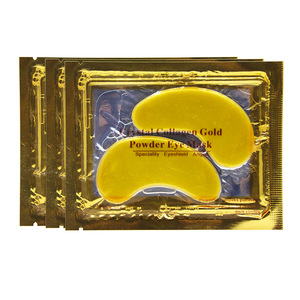 Private Label Gold Collagen Eye Mask Anti wrinkle Moisturizing 24K Gold Collagen Eye Mask