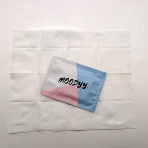 Private label individual wrapped feminine hygiene wipes 100% biodegradable flushable wipes