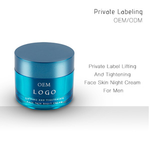 Private Label Organic Lifting And Tightening Face Skin Night Cream For Men