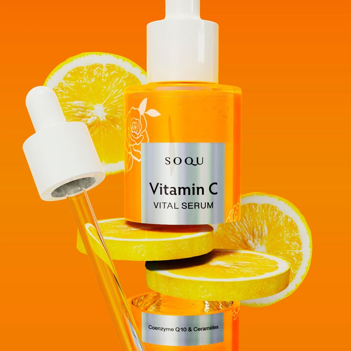 SOQU Vitamin C Line (Mist, Cream, Serum, Cleanser)