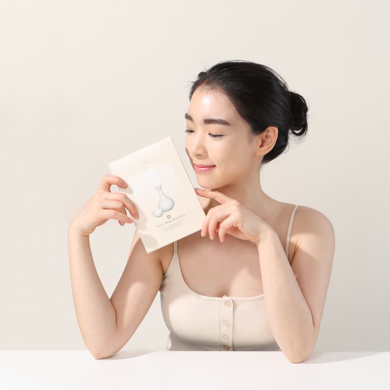 The C Moju Mask Pack – Vegan Brightening &amp; Anti-Wrinkle Sheet Mask for Sensitive Skin