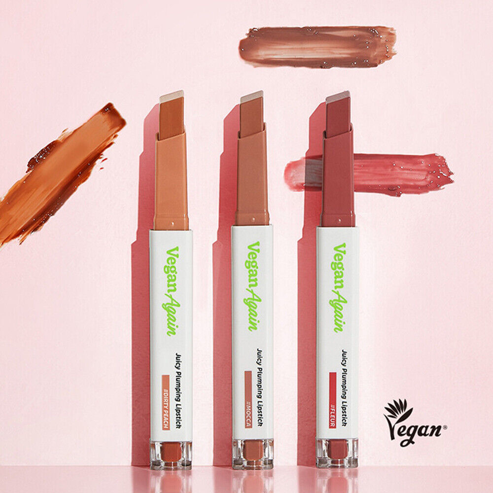 (Touch in SOL) Vegan Again Juicy Plumping Lipstick [#Fleur] 2g