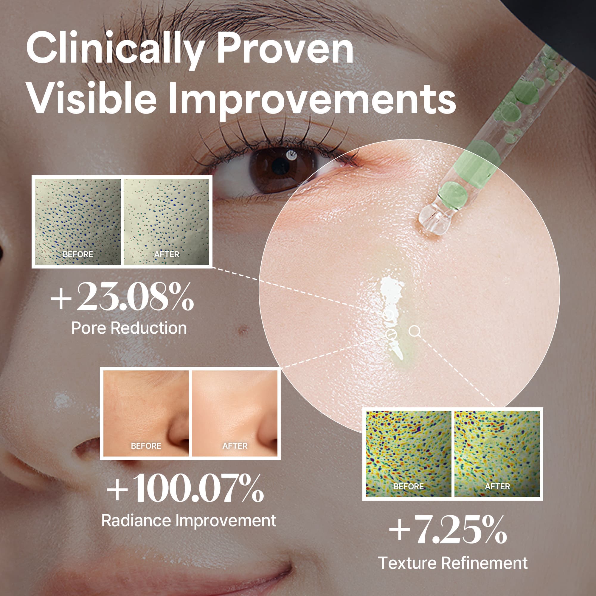 Usnear ExoBall Serum Vegan Brightening Exosome Serum for Radiance, Pore and Texture Improvement
