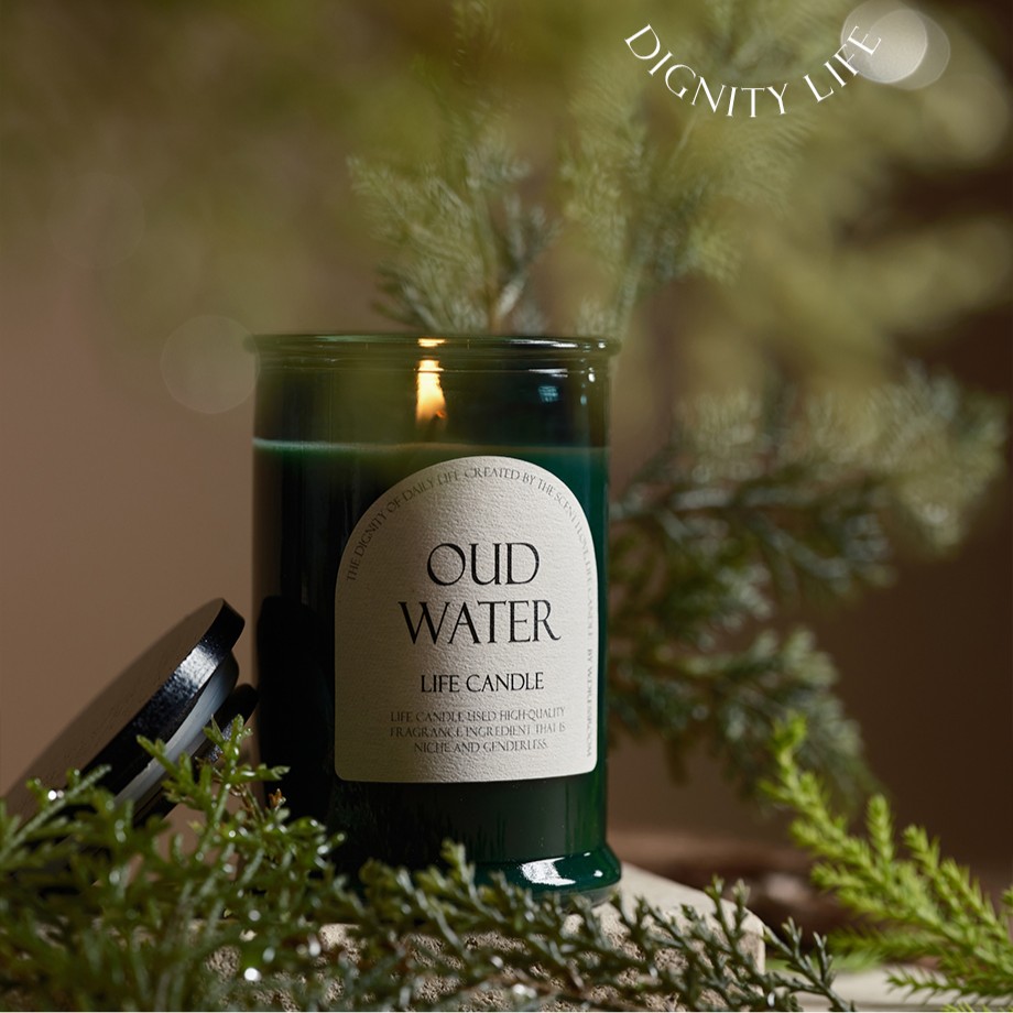 (W.DRESSROOM) Life Candle [Oud Water] 100g