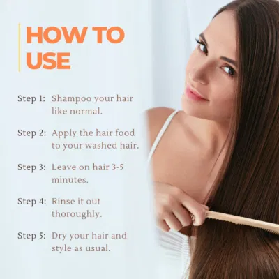 Wheat Germ Oil Hair Food Treatment Enrich with Vitamin E for Strengthen Hair