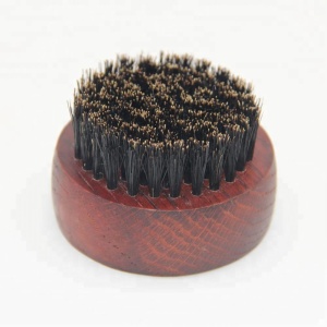 wholesale 7 styles custom 6cm small round bamboo hair boar bristle beard brush