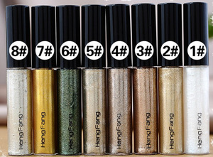 Wholesale cosmetics make up no brand waterproof glitter colorful brightening liquid eyeliner