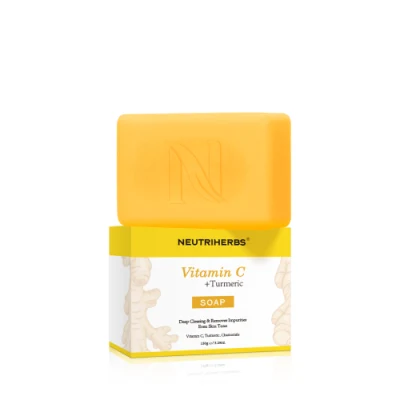 Wholesale Manufacture Cosmetics Skin Care Brightening Vitamin C Turmeric Soap