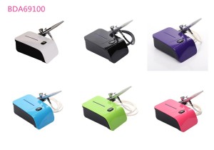 Wholesale Portable 5 Speeds Makeup Airbrush Machine Tattoo Airbrush Kit