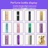 Portable Creative Design Square Bottom Filling Metal Zinc Alloy Perfume Dispensing Bottle