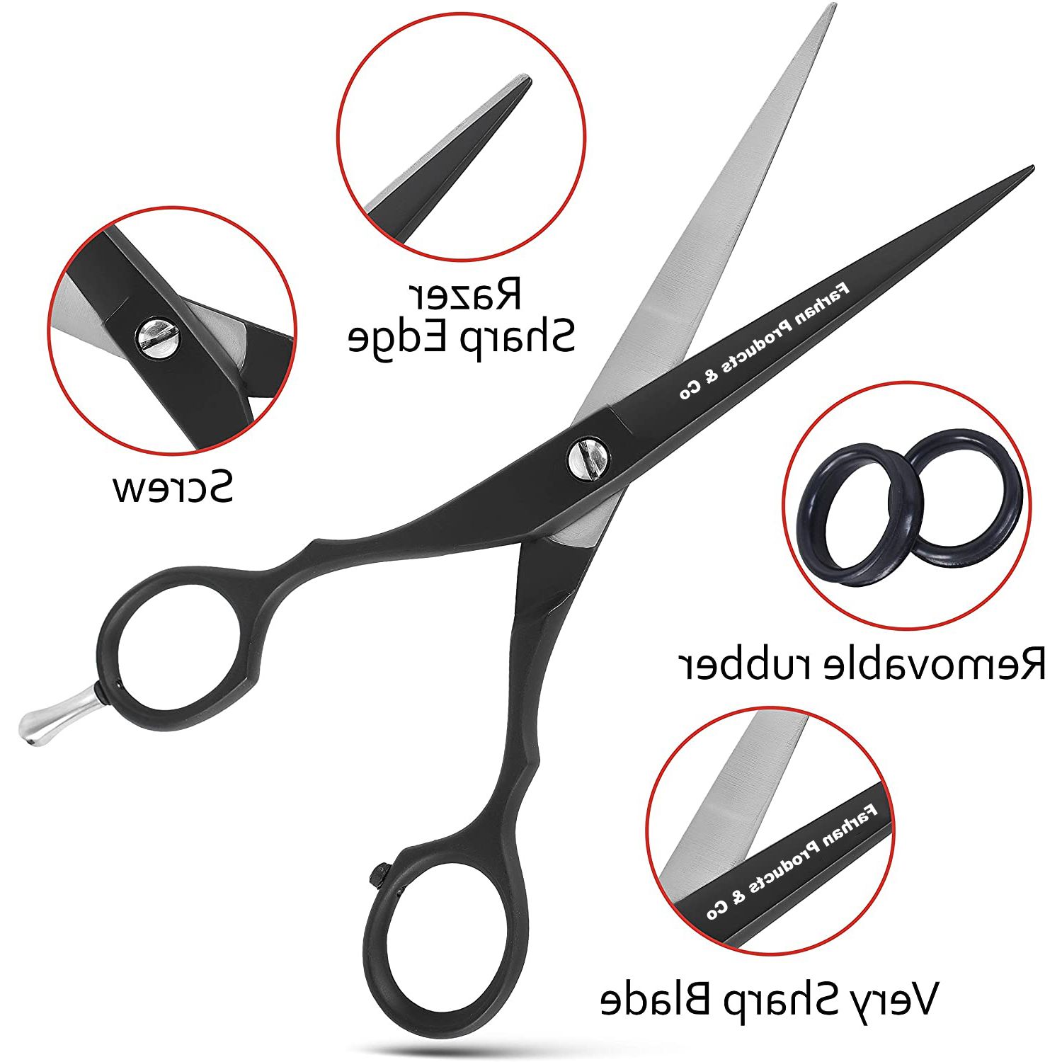 Factory Direct Sales Silver Color Stainless Steel Professional Haircut Scissors for Hair Care Scissor