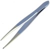 Gold Tipped Surgical Grade German Stainless Steel Tweezer (Slanted)-Flawless Eyebrow and Facial Hair Shaping and Removal Tweezer