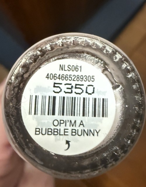 OPI Nail Lacquer OPI’m a Bubble Bunny 15ml