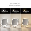 Hot-selling Portable Customizable Folding Double-Sided LED Luminous 10X20X Magnifying Makeup Mirror