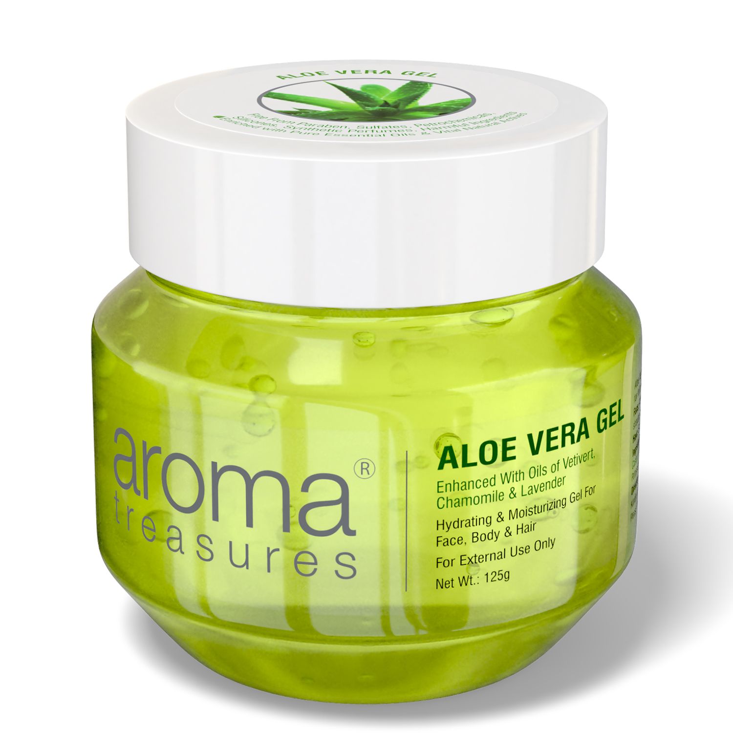 Aroma Treasures Aloe vera Gel ( 125 Grams )