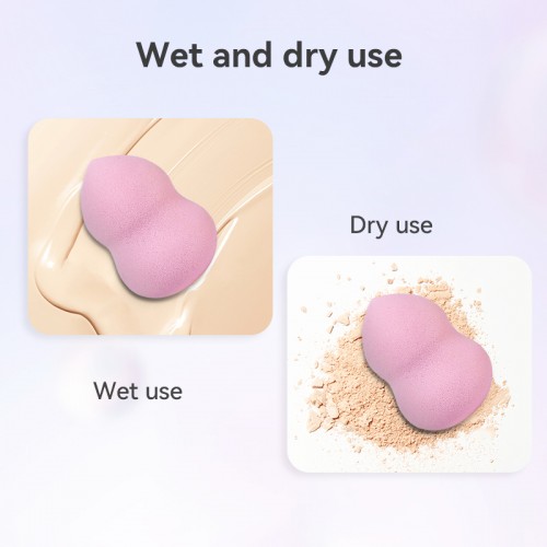Angled Cut Hourglass Wet and Dry Beauty Sponge