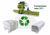 Professional GREENMAX Styrofoam compactor