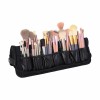 Professional Standing Makeup Brush Holder Bag Multi-Pocket Cosmetic Brush Organizer Travel Makeup Bag