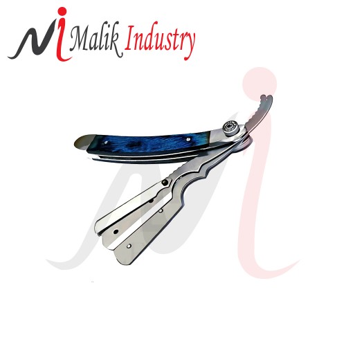 Custom Made High Quality Barber Straight Shaving Razor Cut Throat Folding Knife Plastic Handle