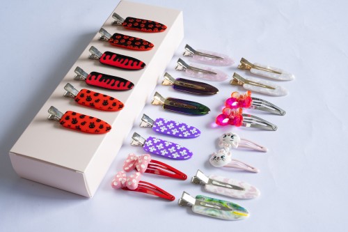 Fashion Acetate Hair Clip Custom Logo For Women