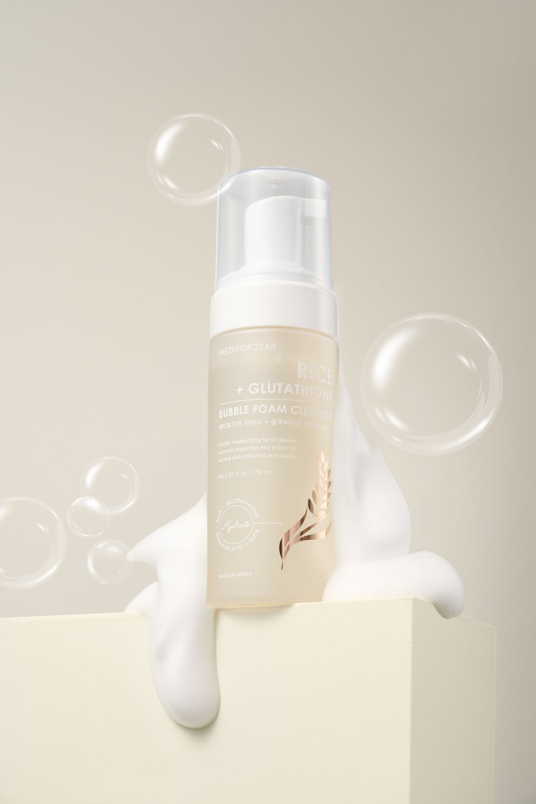 MEDIFORDEAR BUBBLE FOAMING CLEANSER [RICE + GALACTOMYCES]