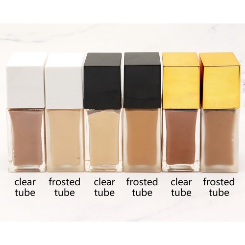 Private Label Liquid Foundation 12 Colors Matte Full Coverage Foundation Glass Bottle