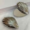 Mini Unbreakable Portable Cute Foldable Double-sided Metal Zinc Alloy Makeup Mirror For Touch-ups
