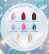 La Perle Short Squoval Premium Press-On Nails Kit, Gloss Nude Reusable Salon False Nails With Full Tool Set