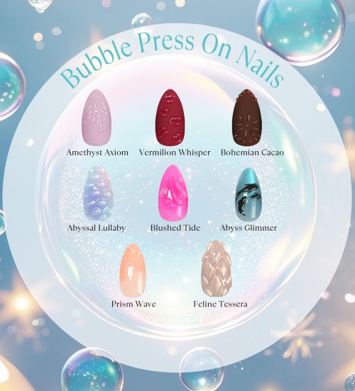 La Perle Short Squoval Premium Press-On Nails Kit, Gloss Nude Reusable Salon False Nails With Full Tool Set