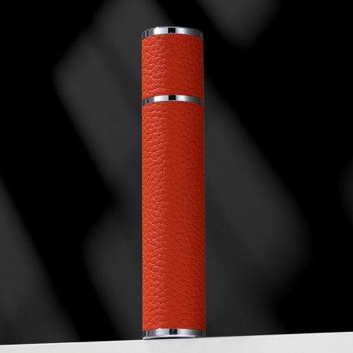 Travel Portable Pocket 10ML High-grade Magnet Genuine Leather Spray Nano Nozzle Perfume Bottle Glass Bottom Filling