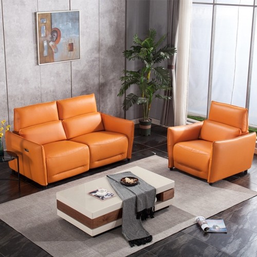 Italian Leather Sofa Italian Living Room Combination Sofa Space Capsule Electric Function Italian Light Luxury