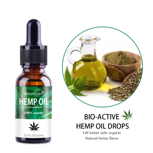 15ml Herbal Bio-active Hemp Cbd Oil Drops Seed Essential Oil Massage Essence Skin Care Help Sleep Natural Body Relieve Stress
