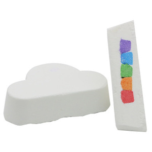 170g rainbow cloud kids essential oil mini Bubble bath bombs