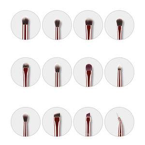 2020 Professional Powder Makeup Brushes 12pcs Face Foundation Blush Cosmetic Make Up Tool