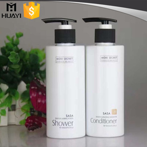 300ml custom plastic shampoo bottle with lotion pump