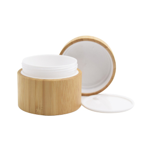 30g 50g 100g 150g 200g 250g 400g natural skincare packaging cosmetic bamboo soap cream shea butter jar