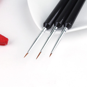 3Pcs Dotting Painting Drawing UV Gel Liner Polish Brush Tool Nail Art Pen